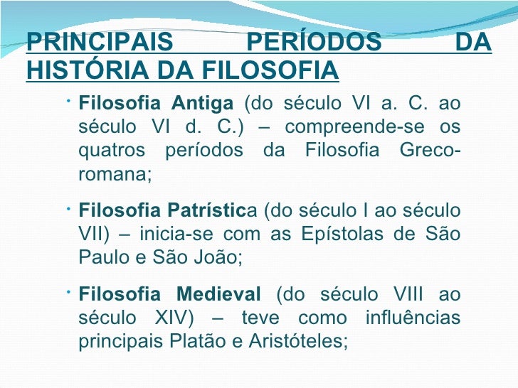 Na História Da Filosofia Apresentam se Três Principais Concepções