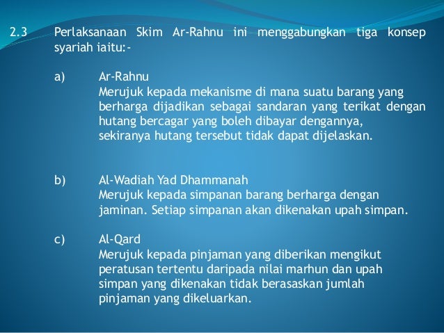 Sijil Tinggi Muamalat 2 - Ar-Rahnu: En. Zul Hazri Mahat ...