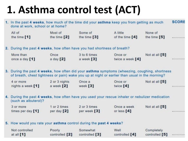 Asthma (update GINA 2014)