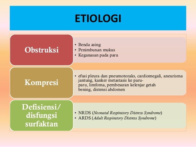 Slide atelektasis paru