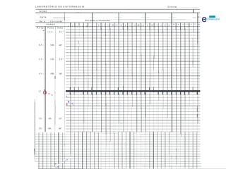 C l i n i c a ..........................
N'
e
L A B O R A T Ó R I O O E E N F E R M A G E M
N O M E
D A T A
D i a a c õ s a l n t e m a c ã o
ENFERMAGEM
Dia a......., a o = r a c ã o
H O R A S
4 8 1 2 1 6 2 0 2 4 4
8 1 2 16 20 24 4 8 12 16 20 24 4 8 12 16 20 24 4 8 12 16 20 24 .
R e s p
. -
P u l s o Te m p .
1 6 0 - 4 1 °
r-..
6 5 - 140- 40°
5 5 - 120- 3 9 °
4 5 - 100- 38°
35
ô - ,
25- 60- 36°
i
"
s",
. ,"- -
15- 40- 35°
/
,,,v
/
' '
'---"
-
 