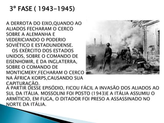 Slide aula da segunda guerra mundial | PPTX