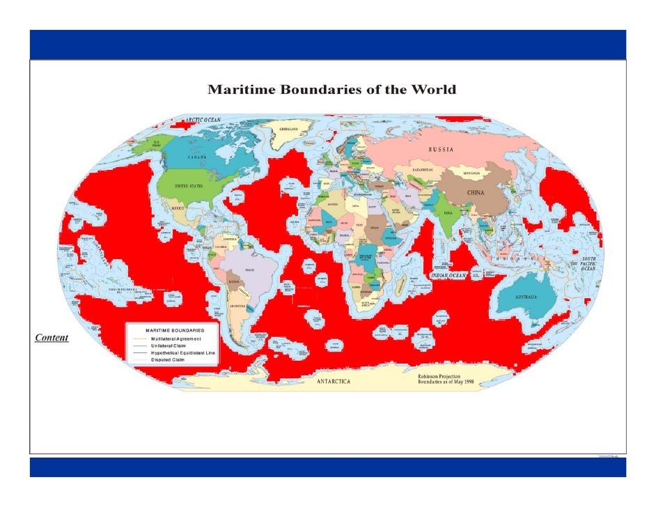 MARITIME ZONE AND JURISDICTION