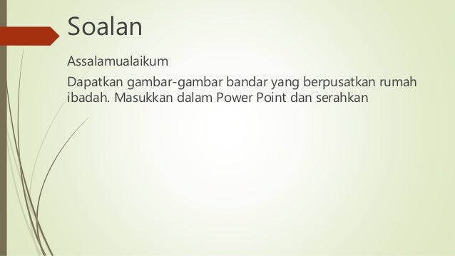 Slide bandar ibadah
