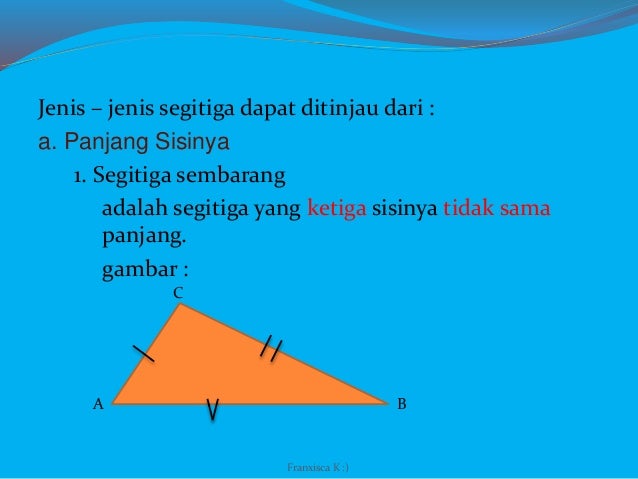 Bangun datar segitiga