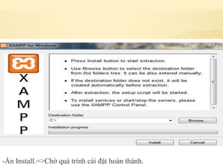 -Ấn Install.=>Chờ quá trình cài đặt hoàn thành.
 