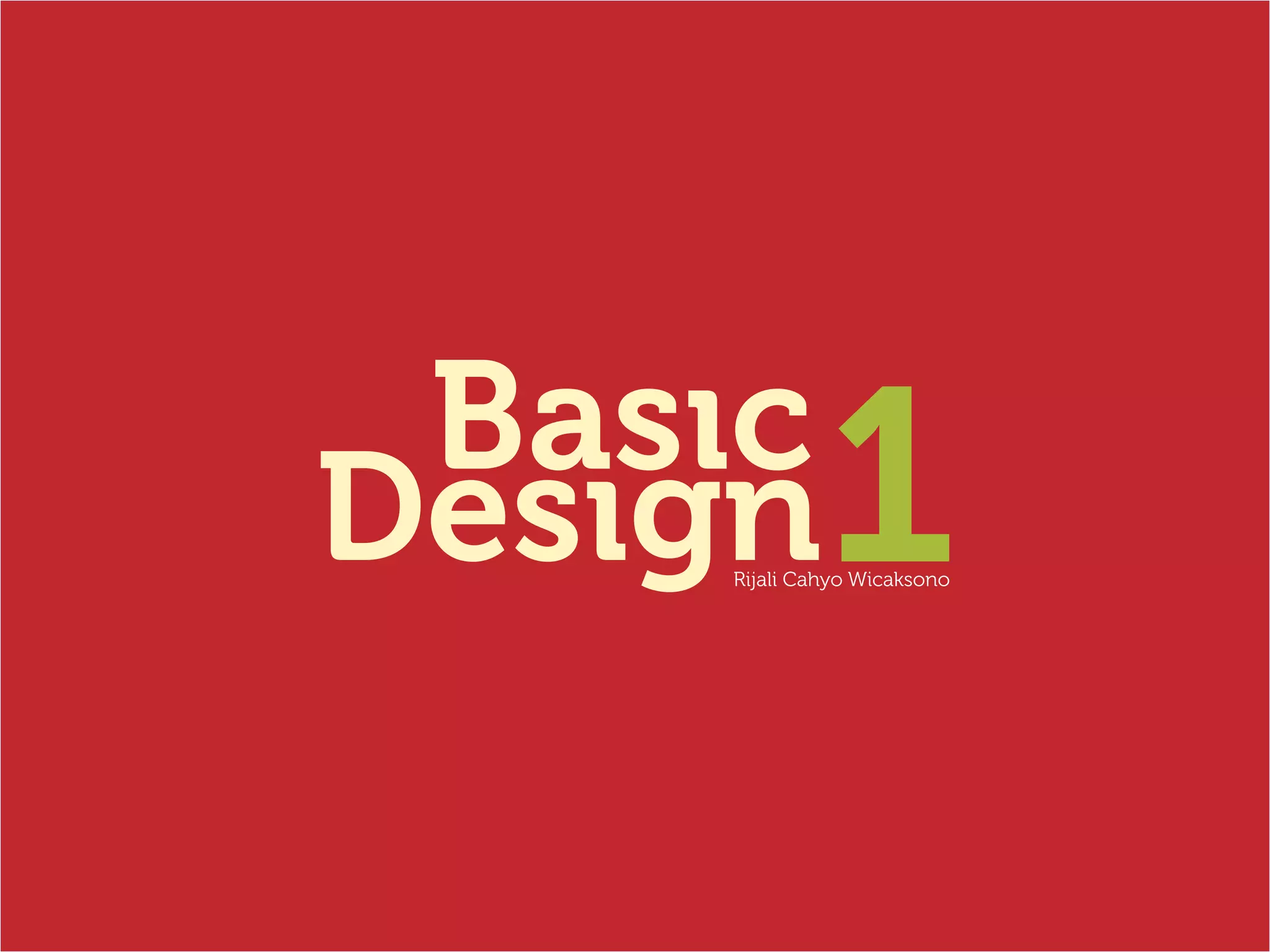 Slide basic design 1 upload | PDF