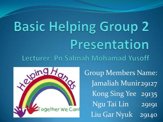 Slide basic helping | PPT