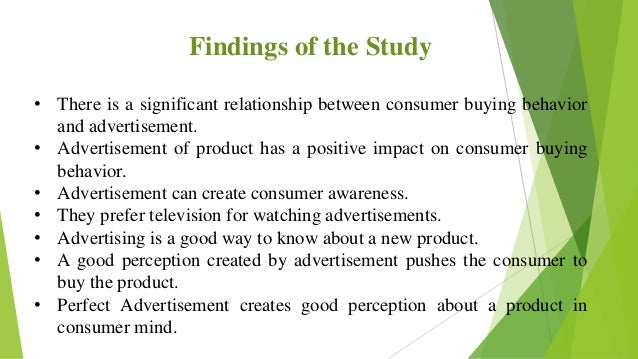 impact of advertising on consumer buying behaviour thesis pdf