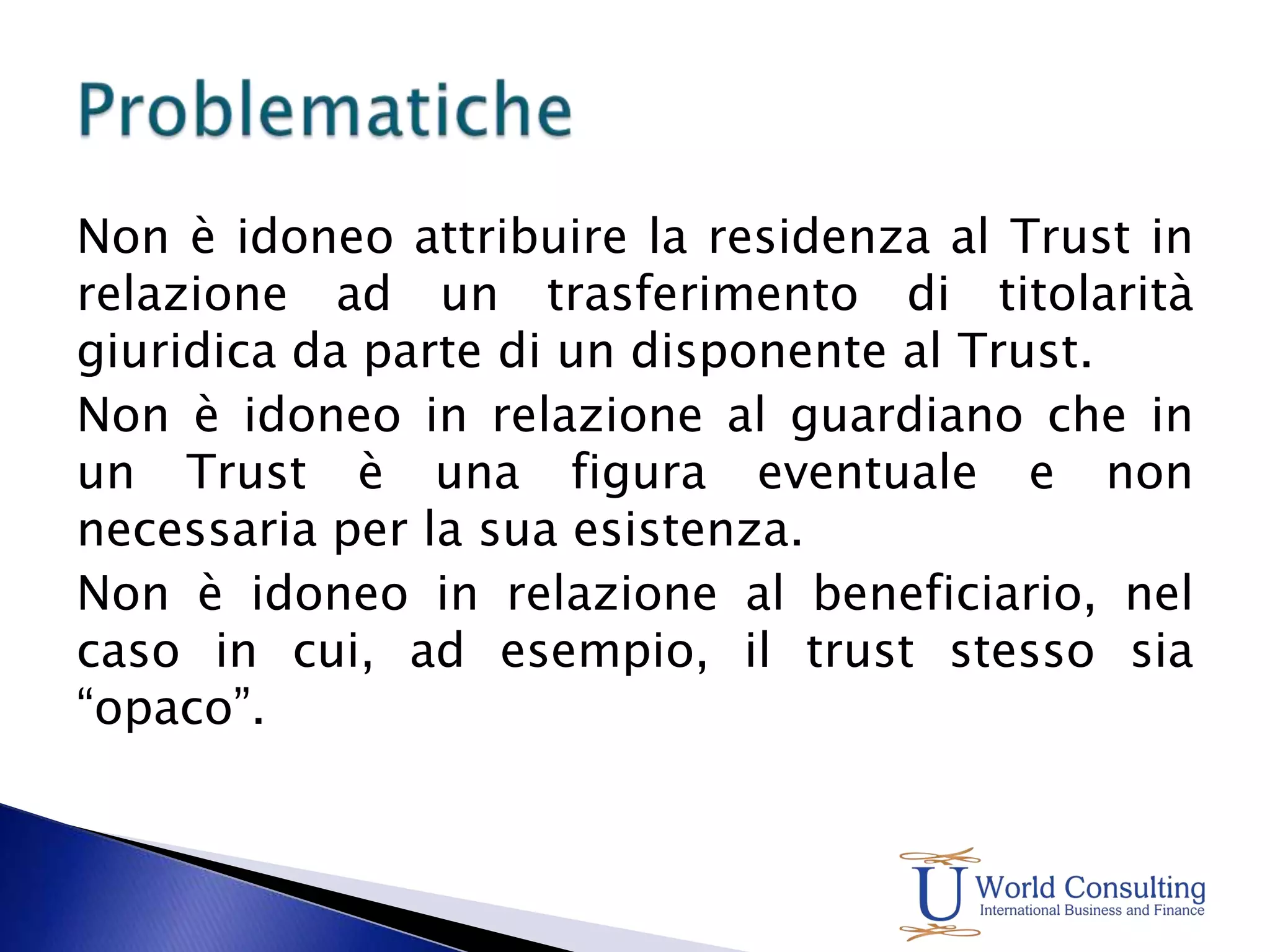  ed ogni altro criterio di natura analoga. Modello OCSE – La residenza