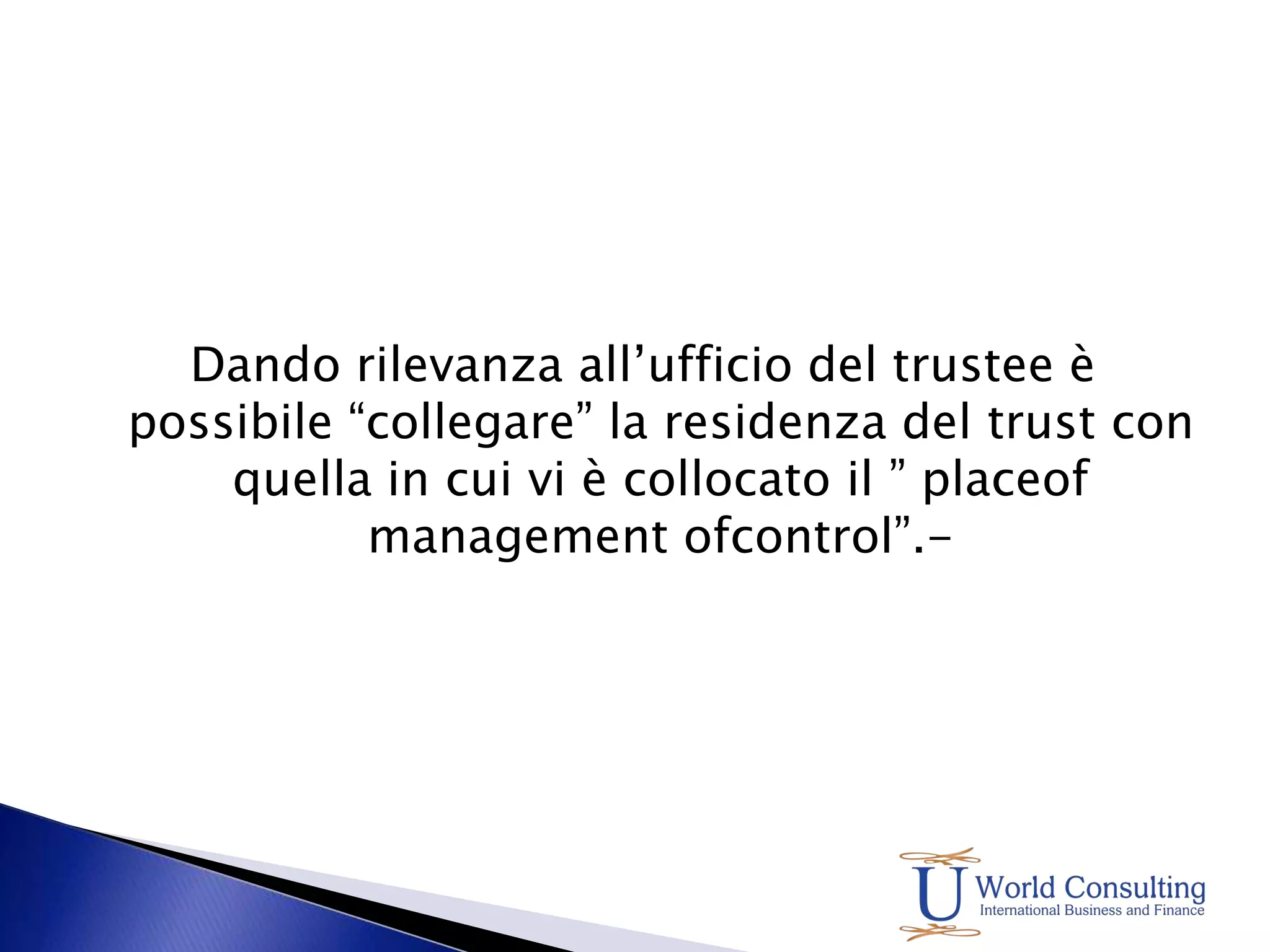B. Assoggettarlo ad imposizione in uno degli Stati contraenti	Il riconoscimento del Trust quale soggetto passivo di imposta ex art. 73 D.P.R. n. 917/86 permette di estendere al Trust l’applicazione della Convenzione.