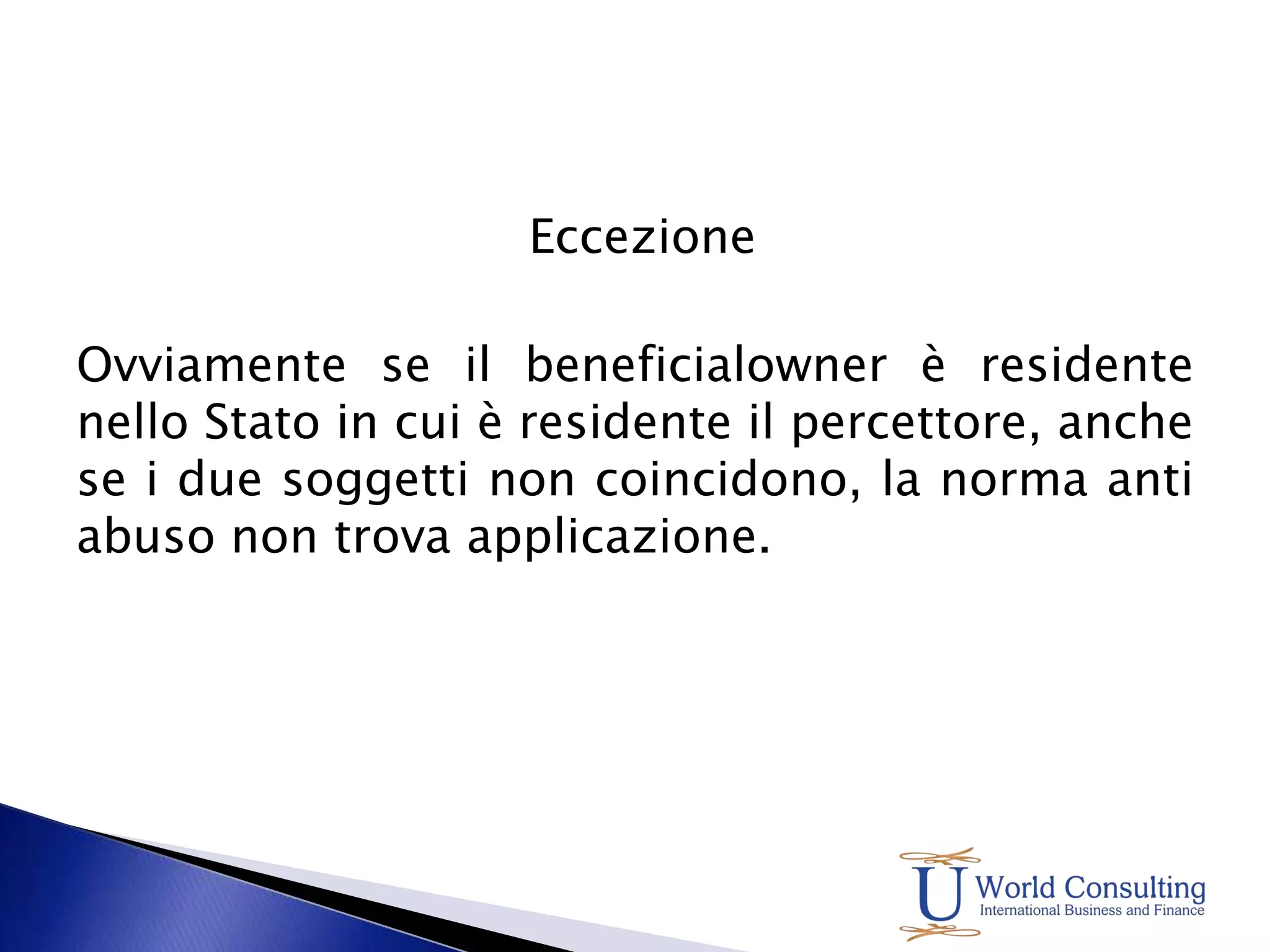 Due possibili soluzioni