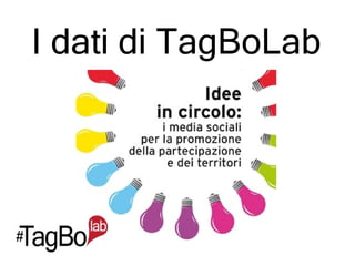 I dati di TagBoLab 