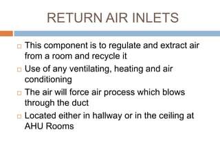 central air conditioning system | PPTX