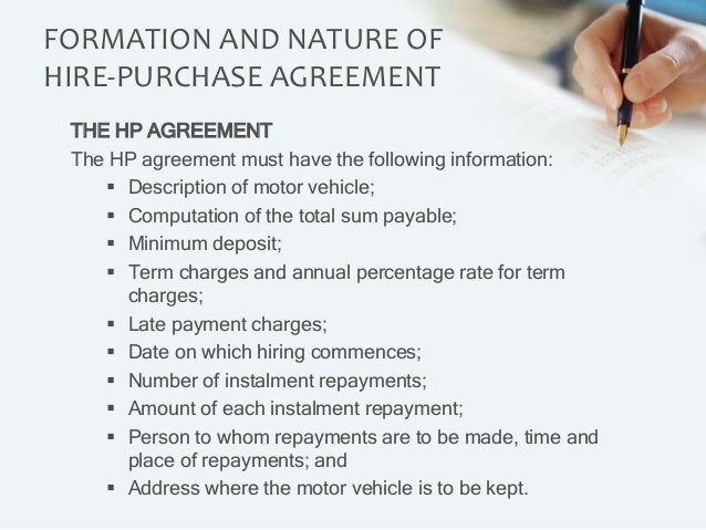 Hire purchase essays