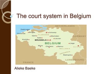The court system in Belgium Alieke Baeke 
