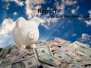 Report By Julie Van Hoorebeke 