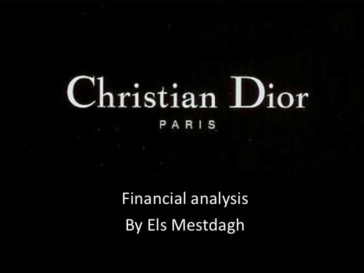 christian dior finance