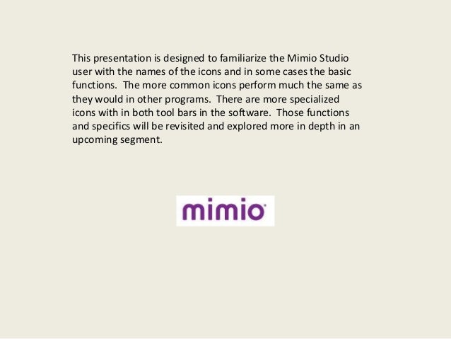 Mimio studio s klyuchom
