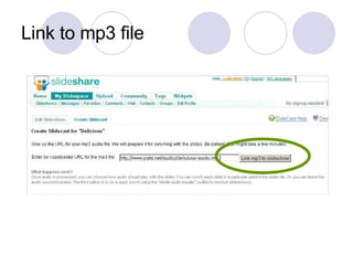 Link to mp3 file  