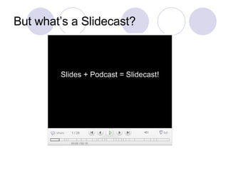 But what’s a Slidecast? 