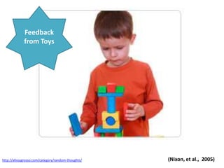 Feedback from Toys(Nixon, et al.,  2005)http://alissagrosso.com/category/random-thoughts/