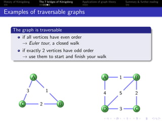 Königsberg, Euler and the origins of graph theory | PDF