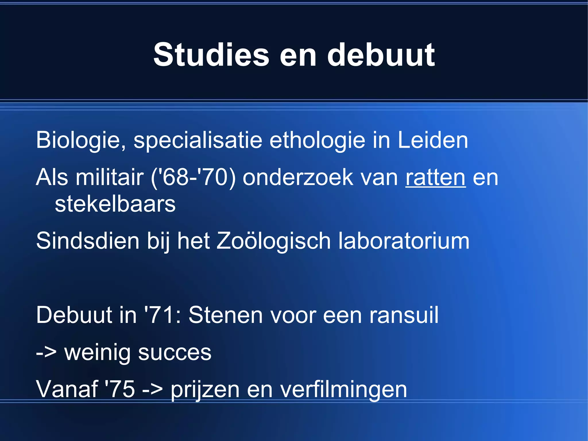 Slidecast maarten 't hart (1) | PPT