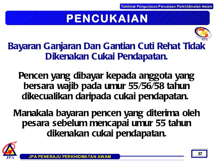 Slide Ceramah Persaraan Jpa Up Gb Sksl