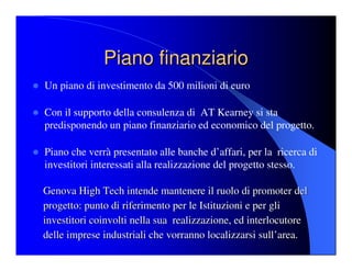 Genova: Progetto Leonardo