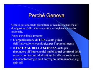 Genova: Progetto Leonardo