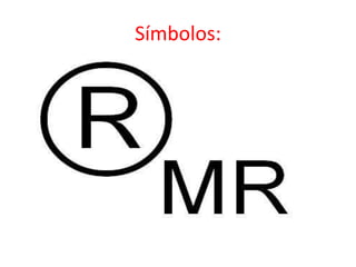 Símbolos:
 