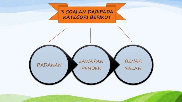 Contoh Soalan Berdasarkan Aras Taksonomi Bloom