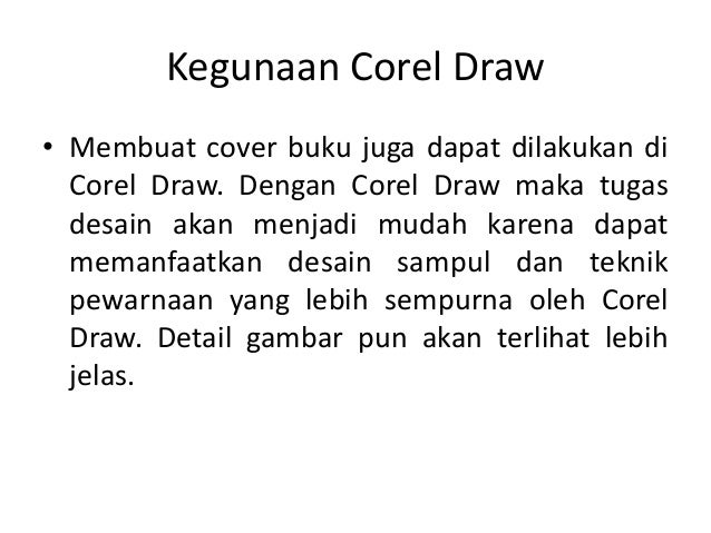 Slide corel draw 1