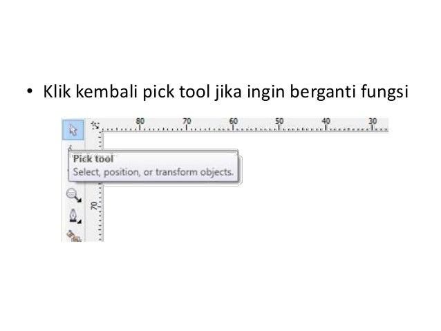 Slide corel draw 2
