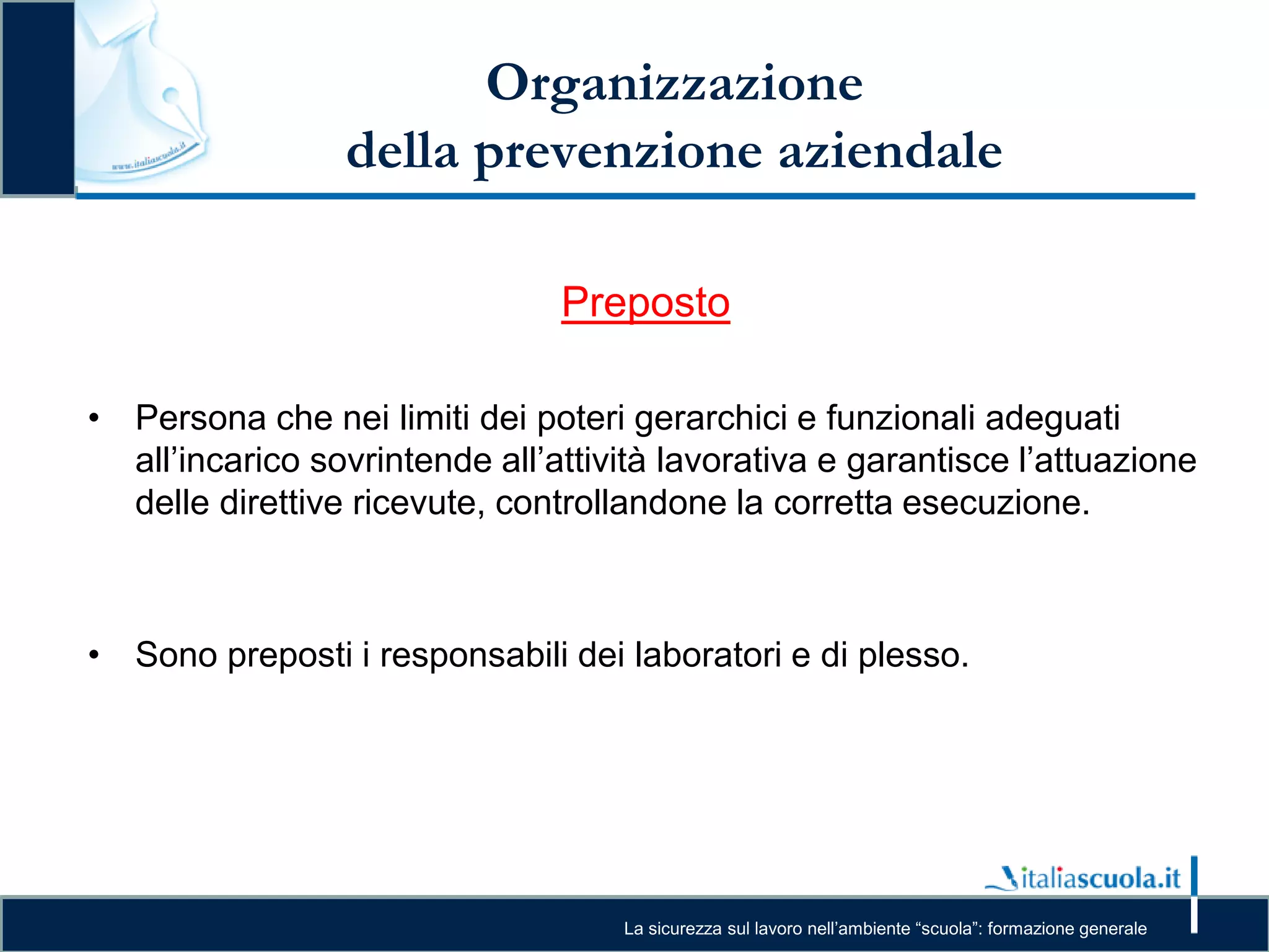 Slide corso sicurezza | PDF | Careers