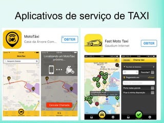 Aplicativos de serviço de TAXI
 