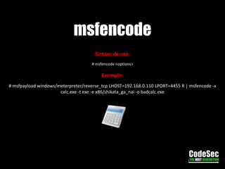 EvasionA.V.Anti-vírusPrevenir, detectar e eliminar vírus de computador.Será?