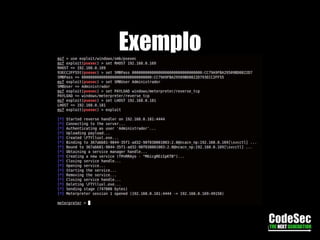 Interação com o Registro;