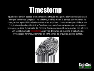 KeyscanNo shellmeterpreter, iniciamos nosso keylogger.Agora, esperamos  o tempo que julgar necessário!ZzZzZzZzZzZzZzZ!!!!