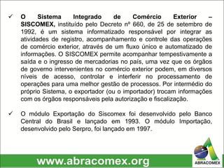 Guia Básico do Siscomex Exportação