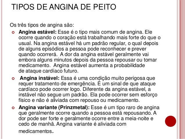 Angina: Sintomas, diagnóstico e tratamento - Symptoma