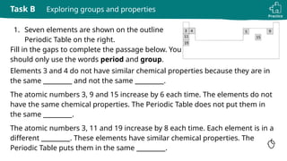 Understanding Groups and Patterns in the Periodic Table of Elements | PPTX