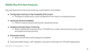 Nginx Server Pdf What's New in NGINX Plus R12? | PDF