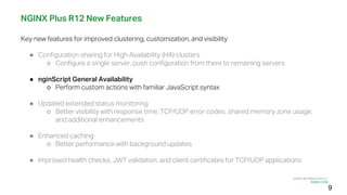 What's New in NGINX Plus R12? | PDF