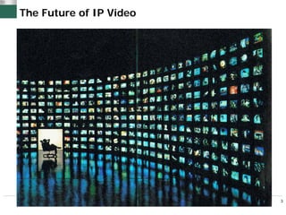 The Future of IP Video




                         3
 