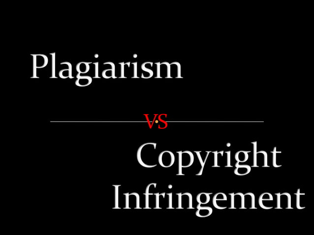 Plagiarism v.s. Copyright Infringement [Jenny] | PPTX