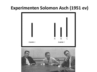 Experimenten Solomon Asch (1951 ev)
 