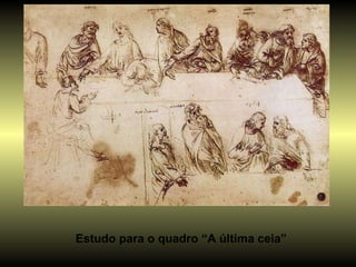 Estudo para o quadro “A última ceia” 