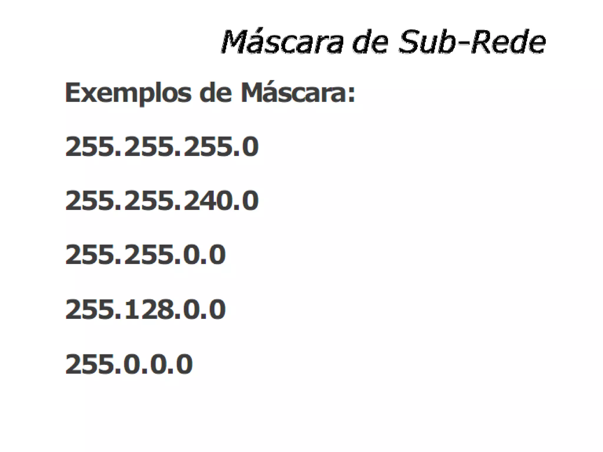 Slide de redes ( resumido )